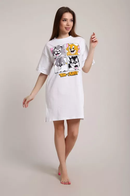 Платье ЕПЛ-1060-22 белый последний размер