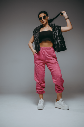 Стиль брюки женские (розовый варенка)