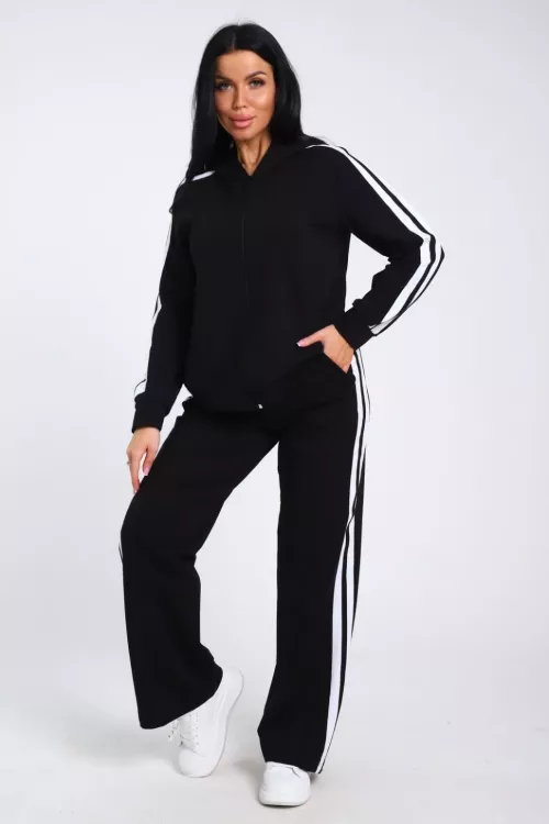 Костюм А-327 черно-белый последний размер