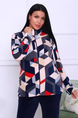 Толстовка 705 Т красные ромбы последний размер