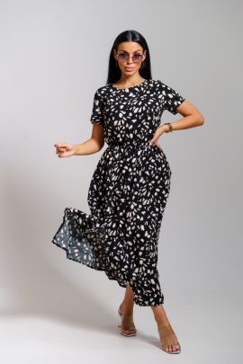 Ассоль(леопард черный) платье