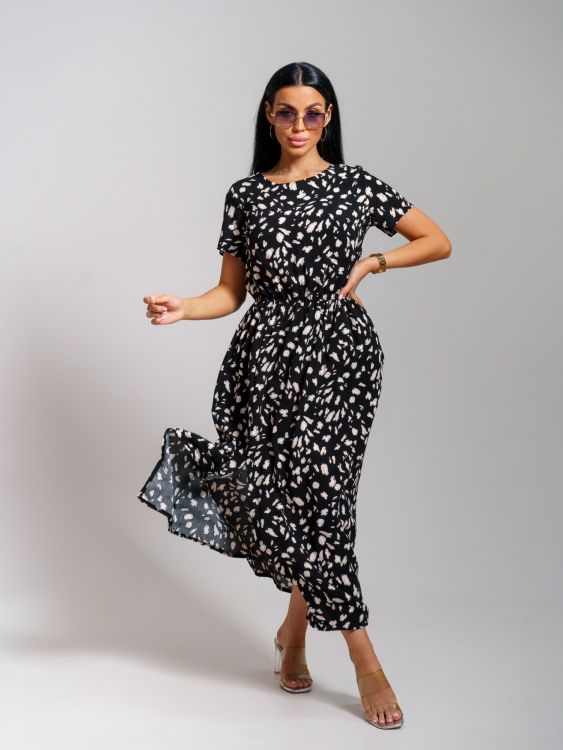 Ассоль(леопард черный) платье