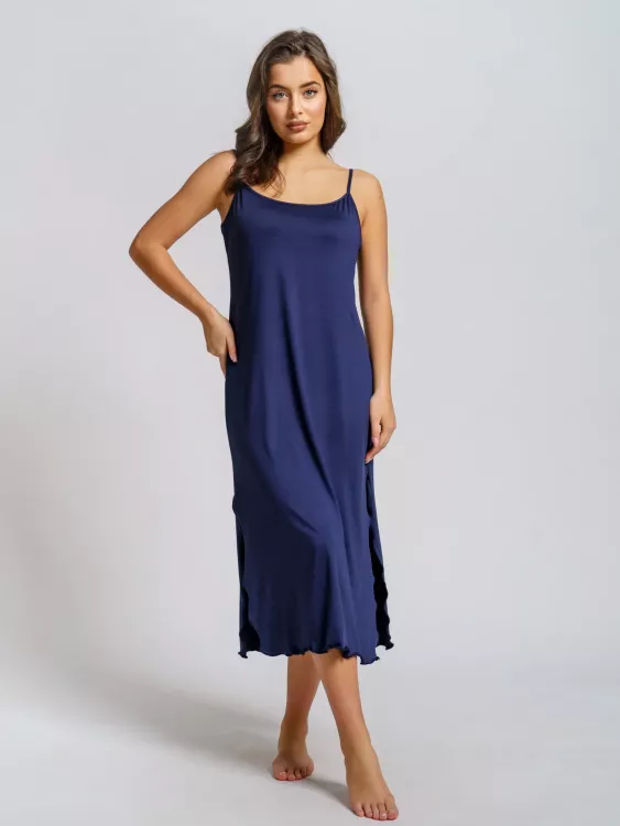 Ника(синий) сорочка ночная