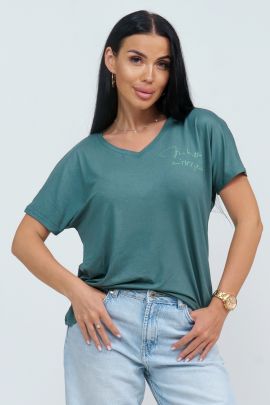 Оксана(зеленый) футболка