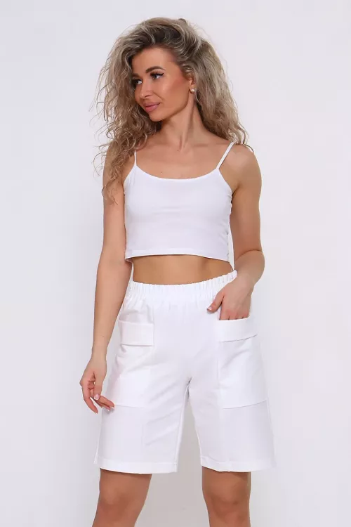 Шорты 78548 молочный последний размер