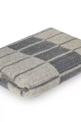 Одеяло п/ш 70%шерсти 140*205 клетка(420гр)