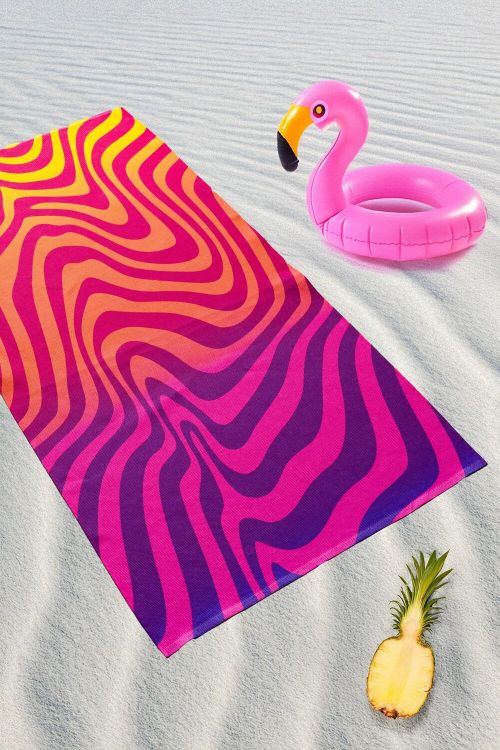 Полотенце пляжное Волна эмоций
