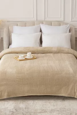 Вертикаль(молоко) плед велсофт тубус