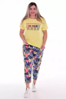 Пижама женская 5-309а (лимон)