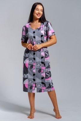 Грация(серый) халат