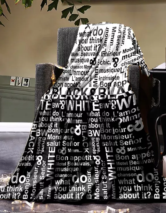 Плед Аэро Софт PAVLine Black&White