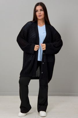 Кардиган женский вязаный Ажур Ч Арт. 10479 Кардиган женский вязаный Ажур Ч Арт. 10479