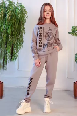 Костюм детский 1547 серый последний размер