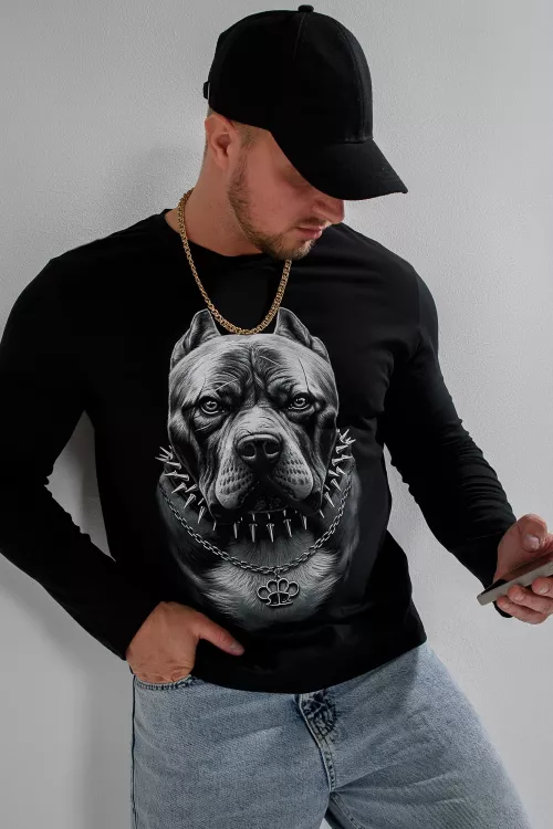 8514/1 Футболка с длинным рукавом мужская