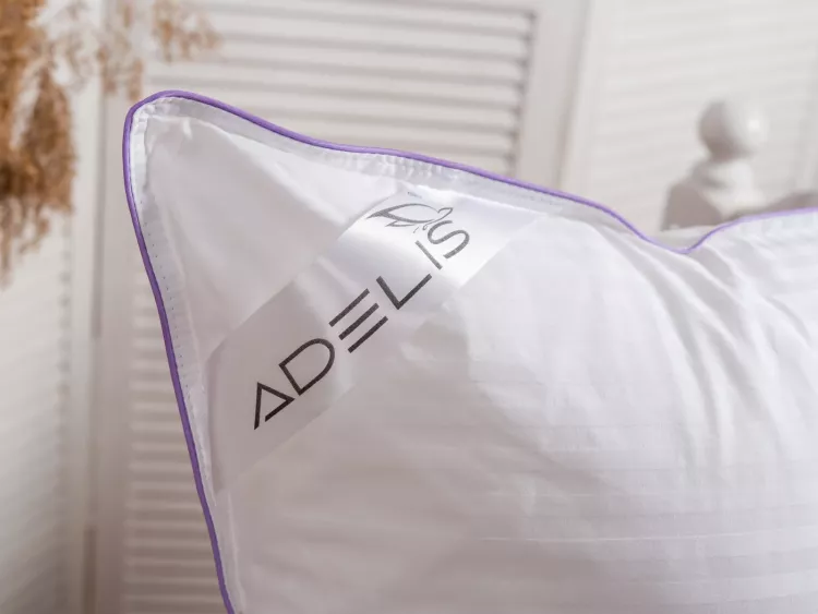 Подушка "Лебяжий пух" страйп-сатин