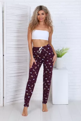 Брюки женские 8-043ч (бордо)