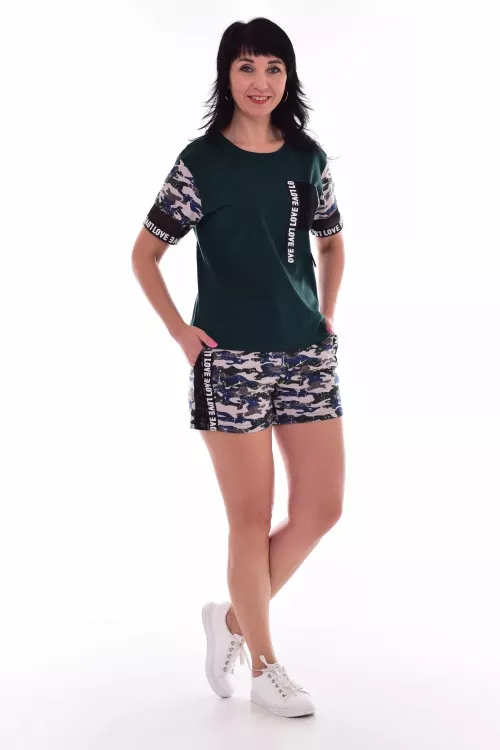 Пижама женская 5-262 (зеленый)