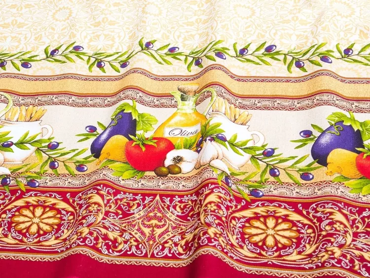 Скатерть "Изобилие" рогожка