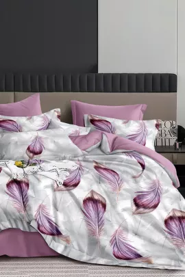 Постельное белье поплин люкс - Перышки