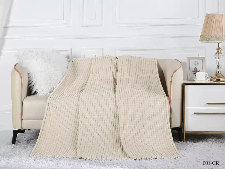 Мозаика(песочный)(однотон) плед велсофт