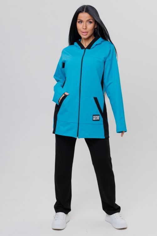 Костюм 54361 бирюзовый последний размер