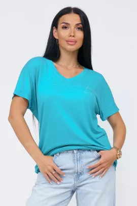 Оксана(бирюзовый) футболка