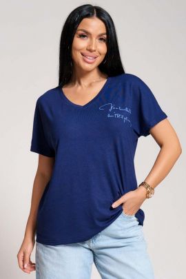 Оксана(синий) футболка