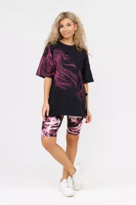 Костюм Молния (черный-бордо)