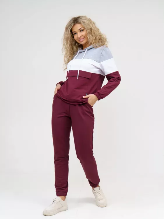 Костюм спортивный Кардио (бордо)