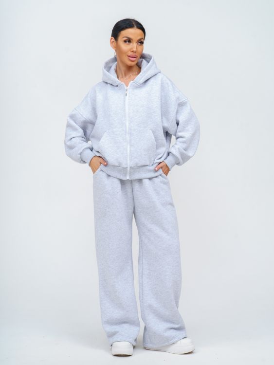 Фенди(серый меланж) костюм