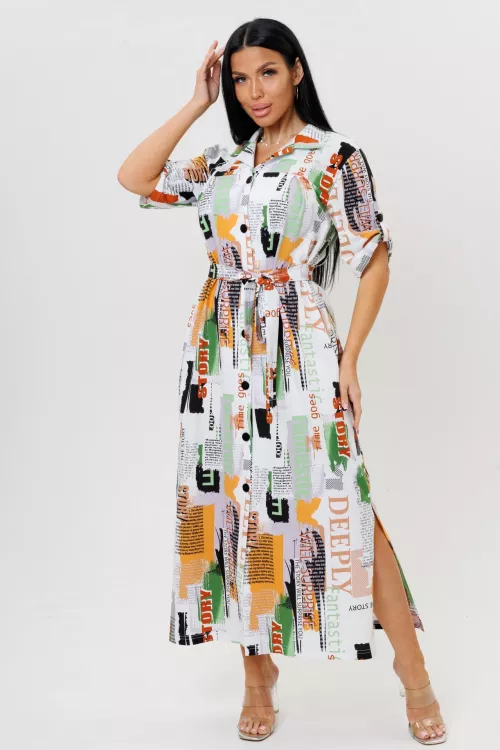 Халат 545708 мультиколор последний размер