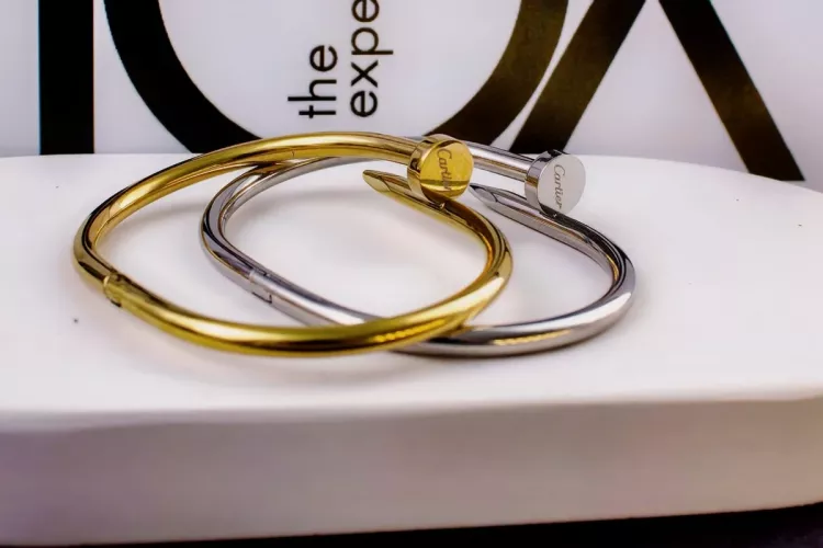 Стальной браслет Картье Гвоздь + Подарок последний размер