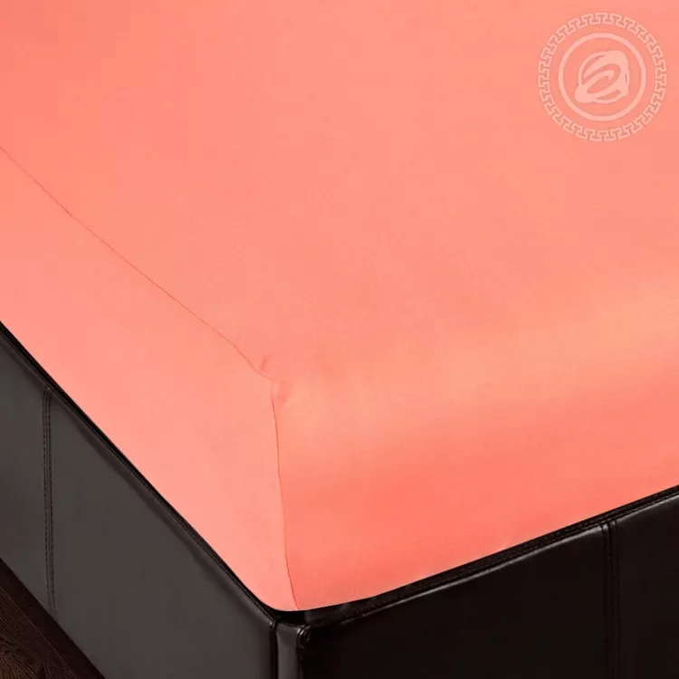 Простыня на резинке "Персик" 252 120х200х20 252