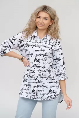 Туника 336162 белый/Париж последний размер