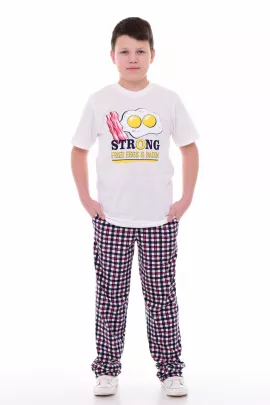 Пижама подростковая 11-048 (молоко), Яичница