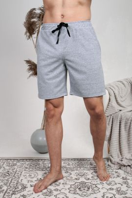 Шм-02 НСД Шорты мужские (футер) Серый меланж