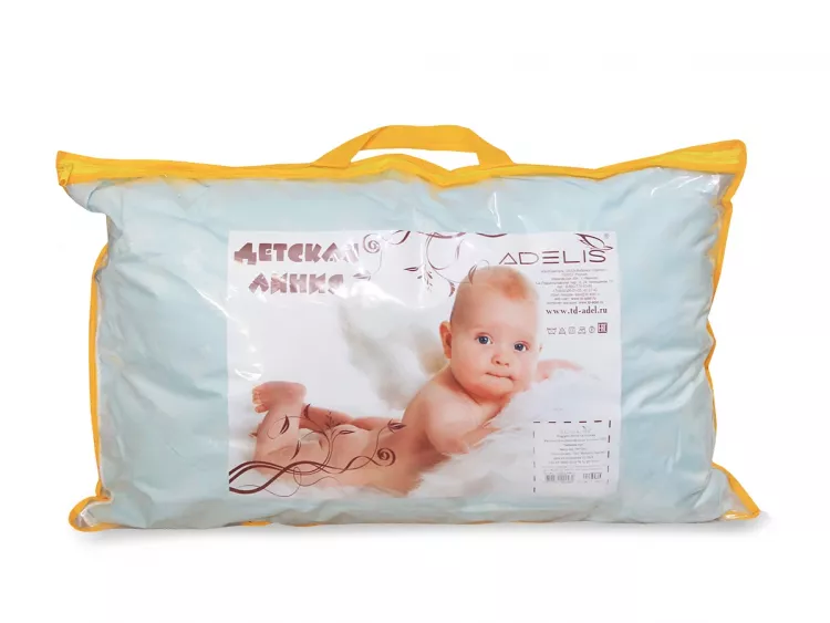 Подушка "Лебяжий пух" тик на молнии