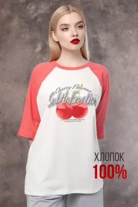 Футболка оверсайз для девочки ФБН0012