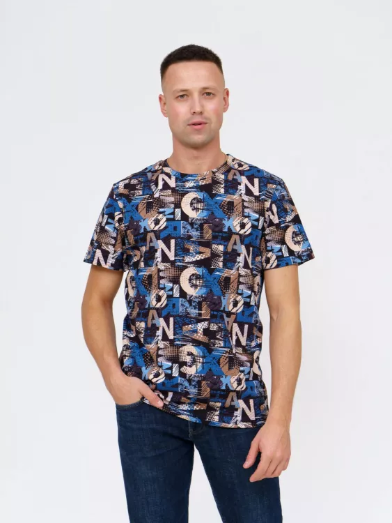 Фм-03 НСД Футболка мужская (кулирка ) Синий