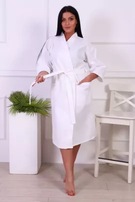 Халат Кимоно ВК-225-7*7 вафельный белый последний размер