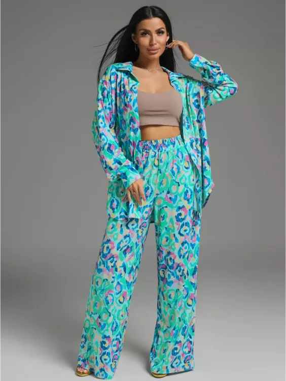 Парадиз костюм женский (бирюзовый)