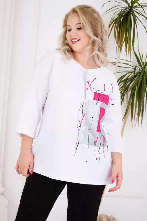 Футболка 5558 белый последний размер