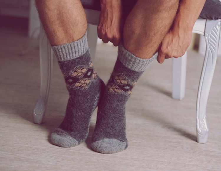 Носки мужские N6R94-1 шерстяные последний размер