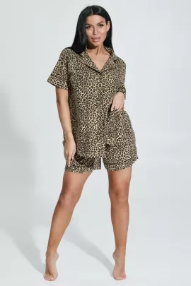 Нимфа пижама женская (леопард)