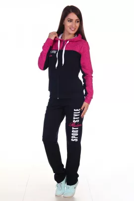 Пижама женская 5-90ж (синий+малина) Релакс