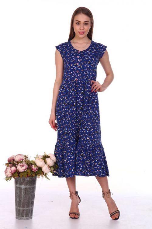 Платье 657090 синий последний размер