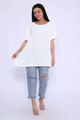 Блузка 63439 белый последний размер