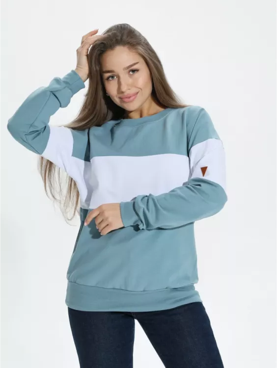 Келли свитшот женский (маренго) последний размер