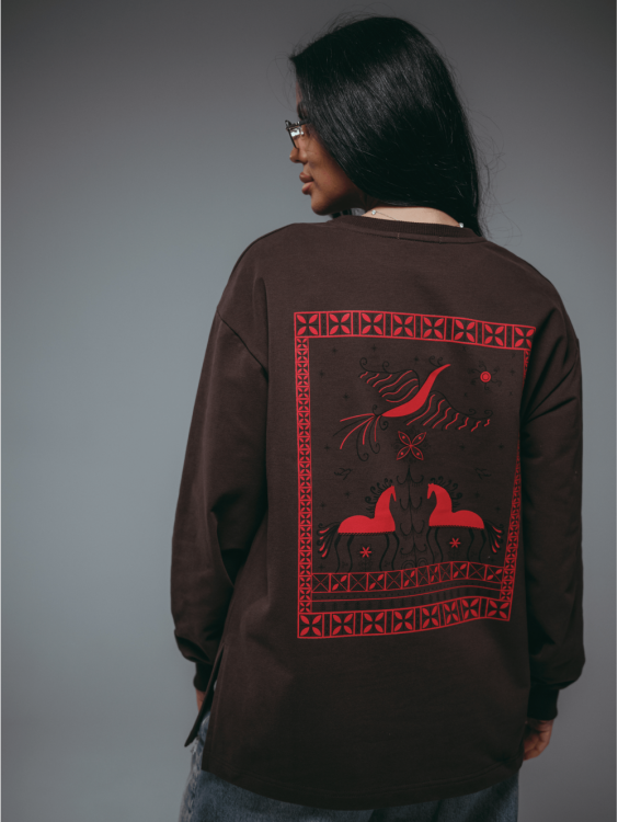 Русь свитшот женский (шоколад) Русь свитшот женский (шоколад)