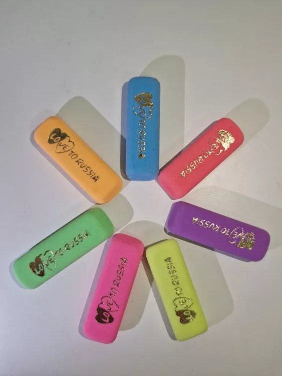 Ластики цветные 3 шт, 60958